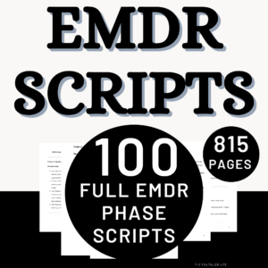100 full-length EMDR scripts bundle for therapists and licensed mental health professionals 815-page PDF