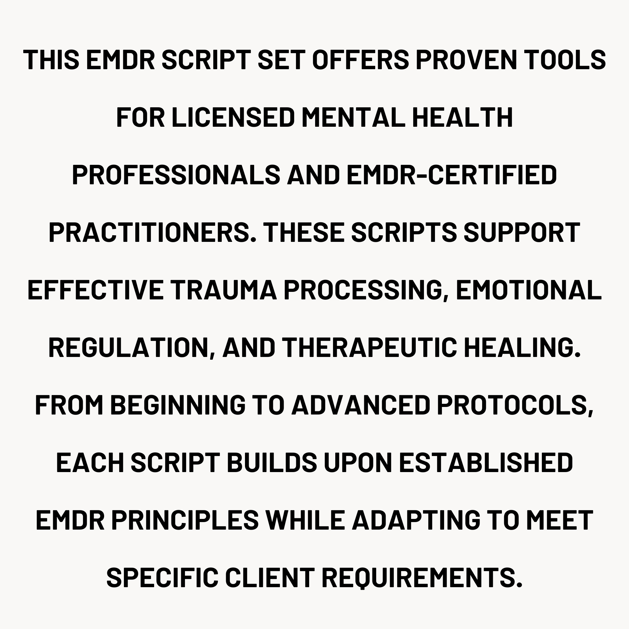 30 emdr therapy scripts (eye movement desensitization and reprocessing) description 30 emdr therapy scripts (eye movement desensitization and reprocessing) product description