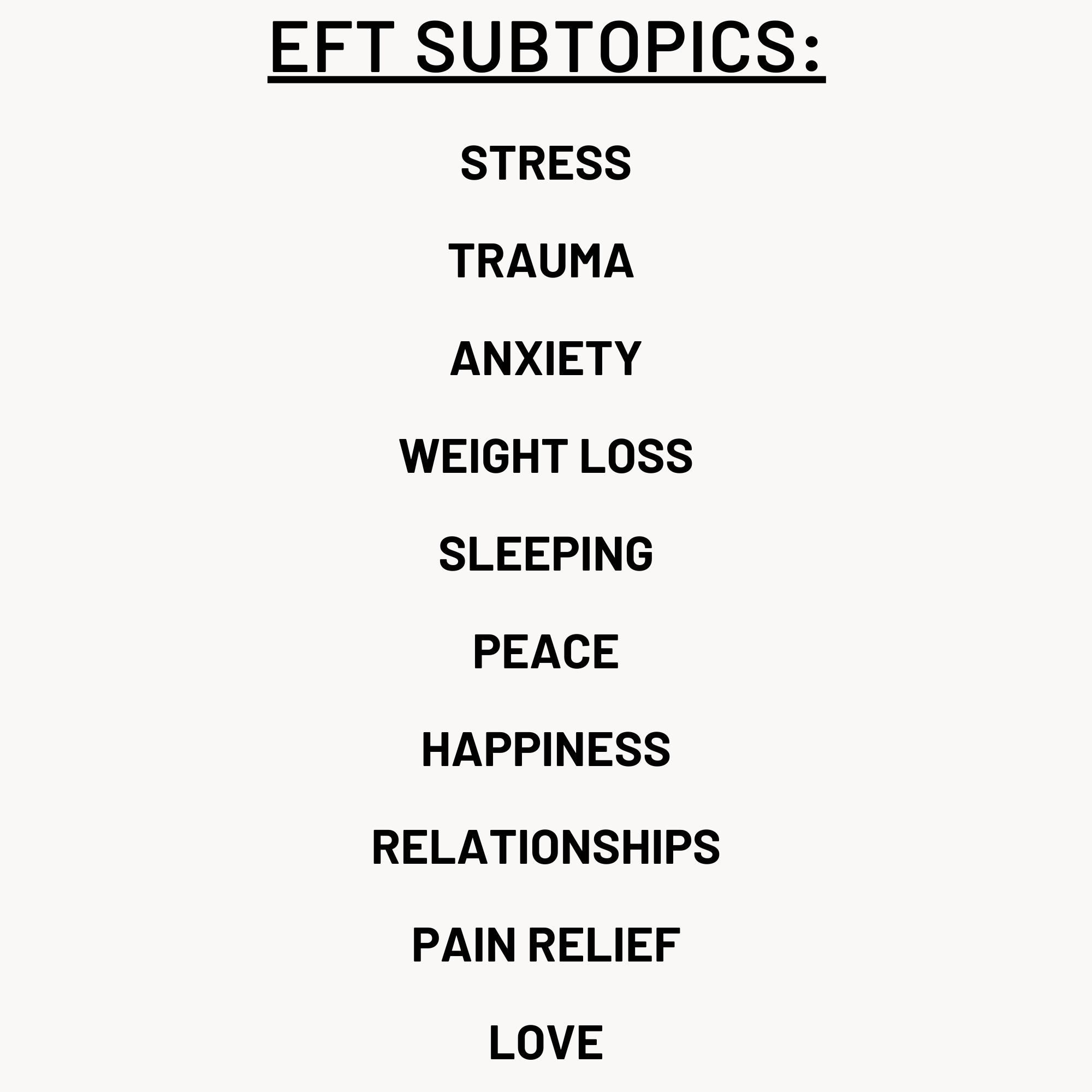 35 eft tapping scripts 35 eft tapping scripts Subtopics