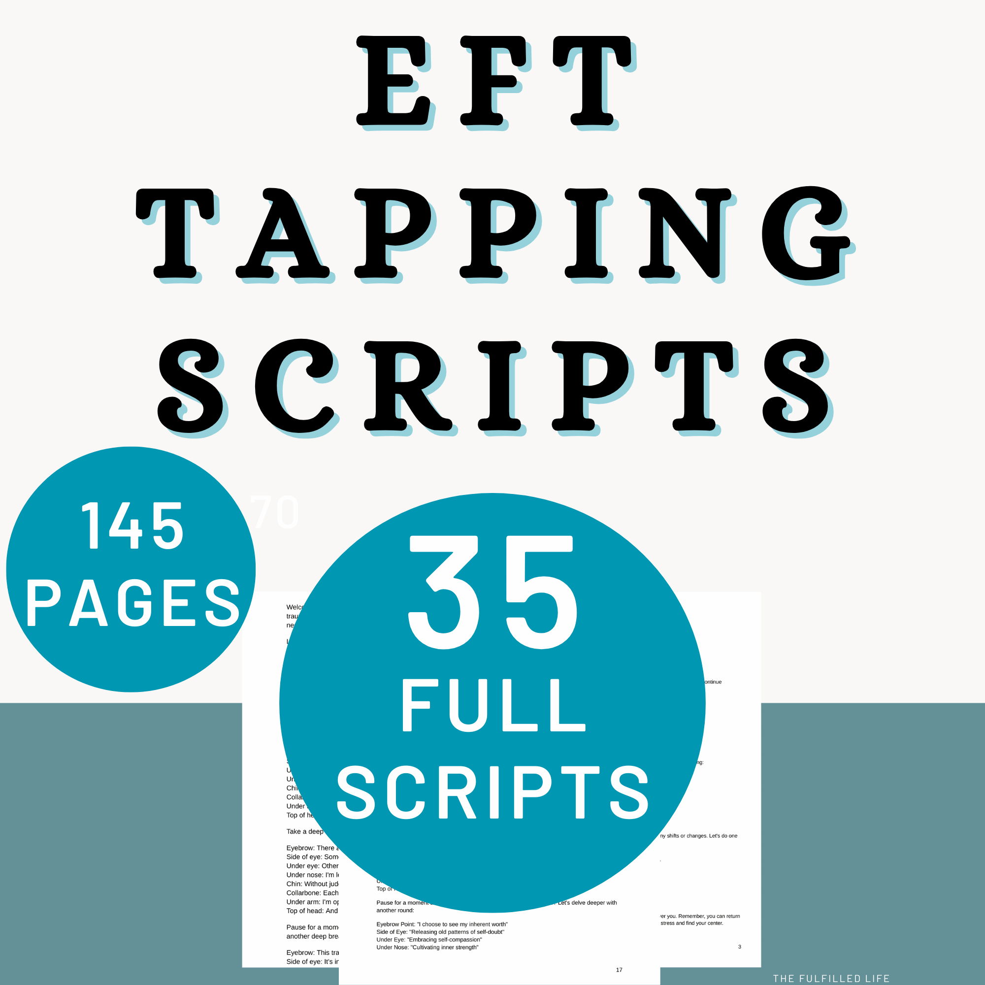 35 eft tapping scripts 35 EFT tapping scripts for therapists and individuals emotional freedom techniques PDF download