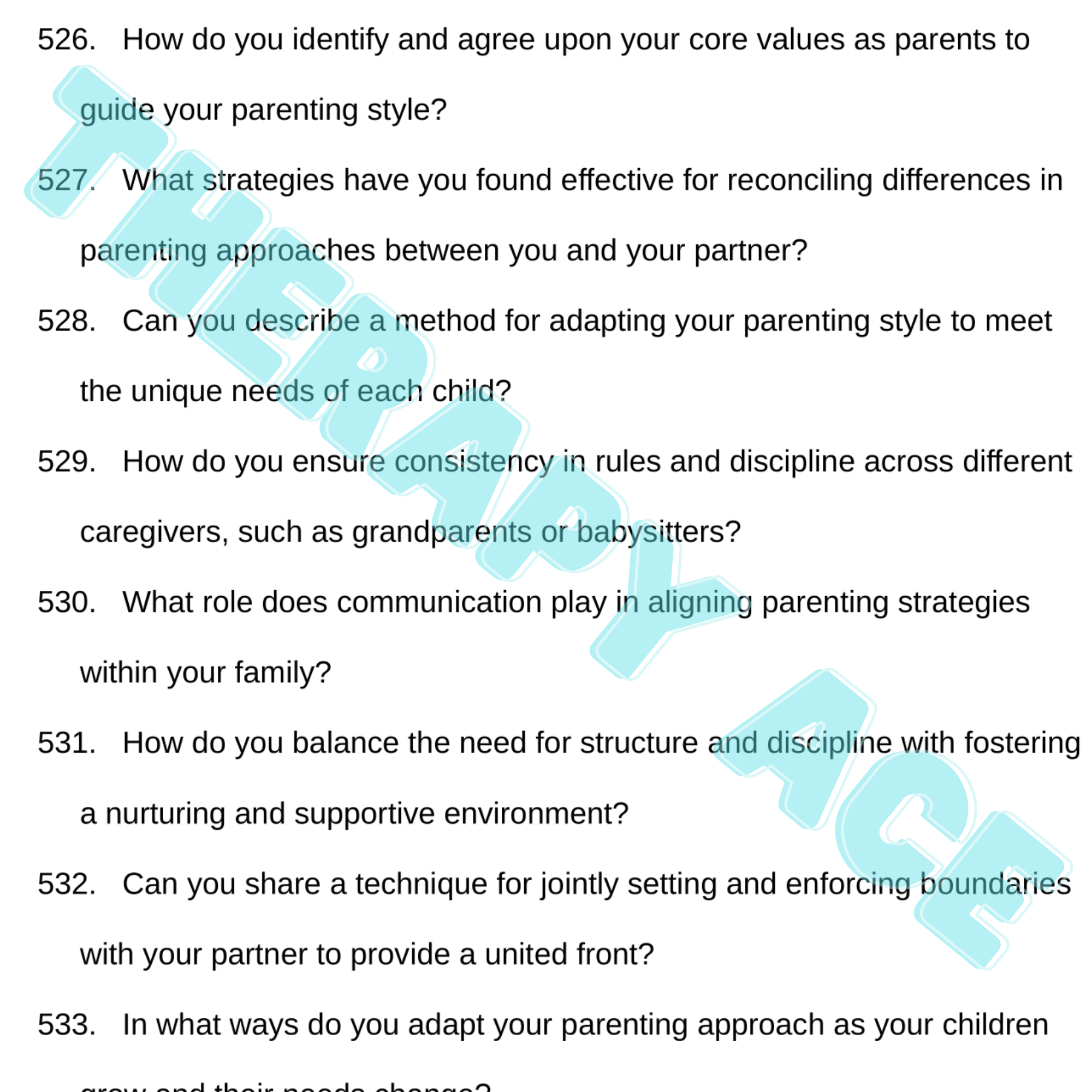 4,000 family therapy questions bundle Sample family therapy thought exercises for blended families grief trust building and emotional safety