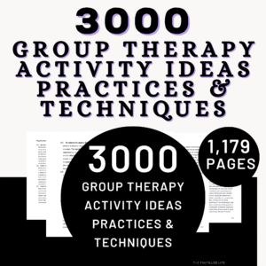 3000 group therapy activities and techniques bundle for therapists and group facilitators PDF download
