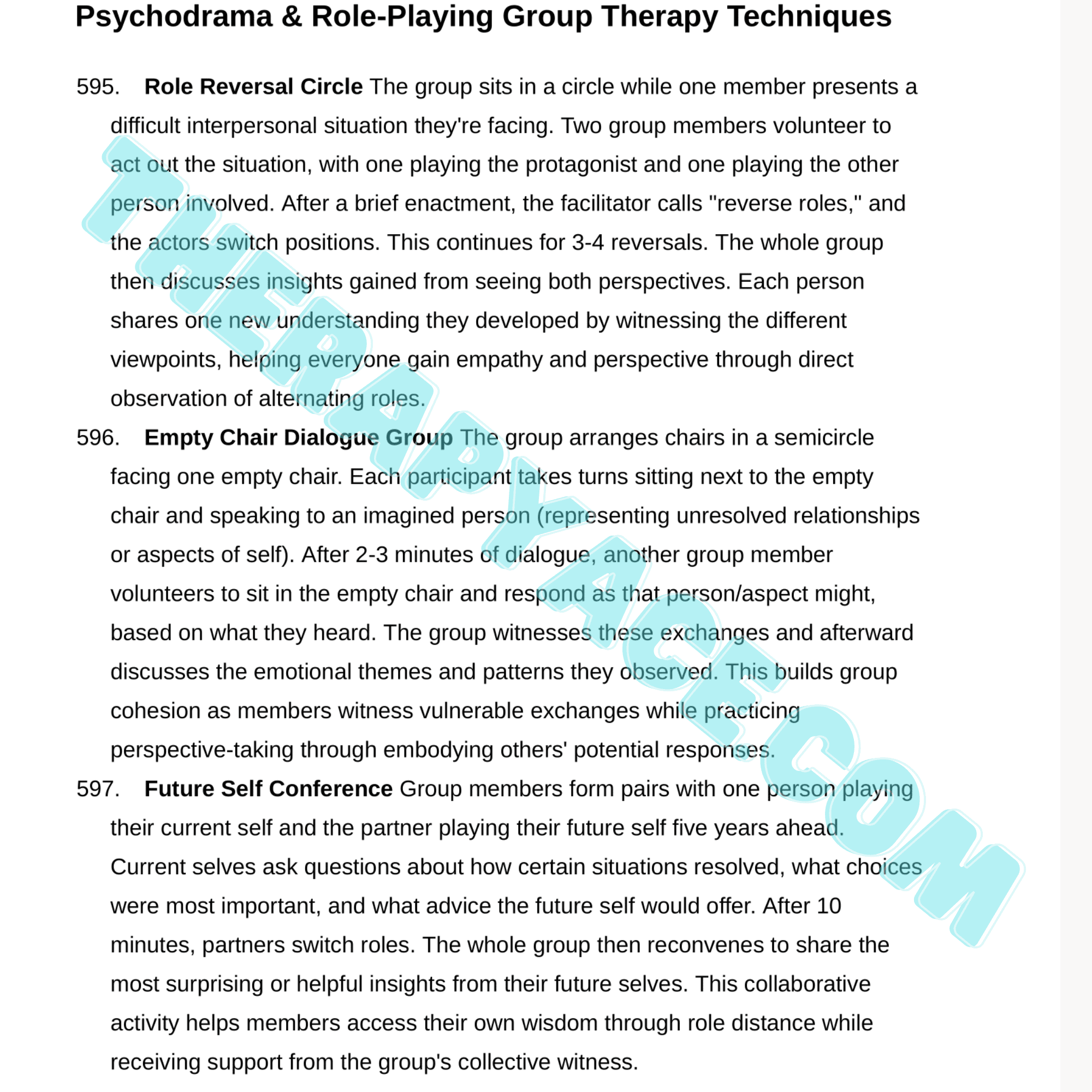 3,000 group therapy activities, techniques, and practices Sample group therapy exercises for trauma-informed care CBT and somatic body-based group sessions