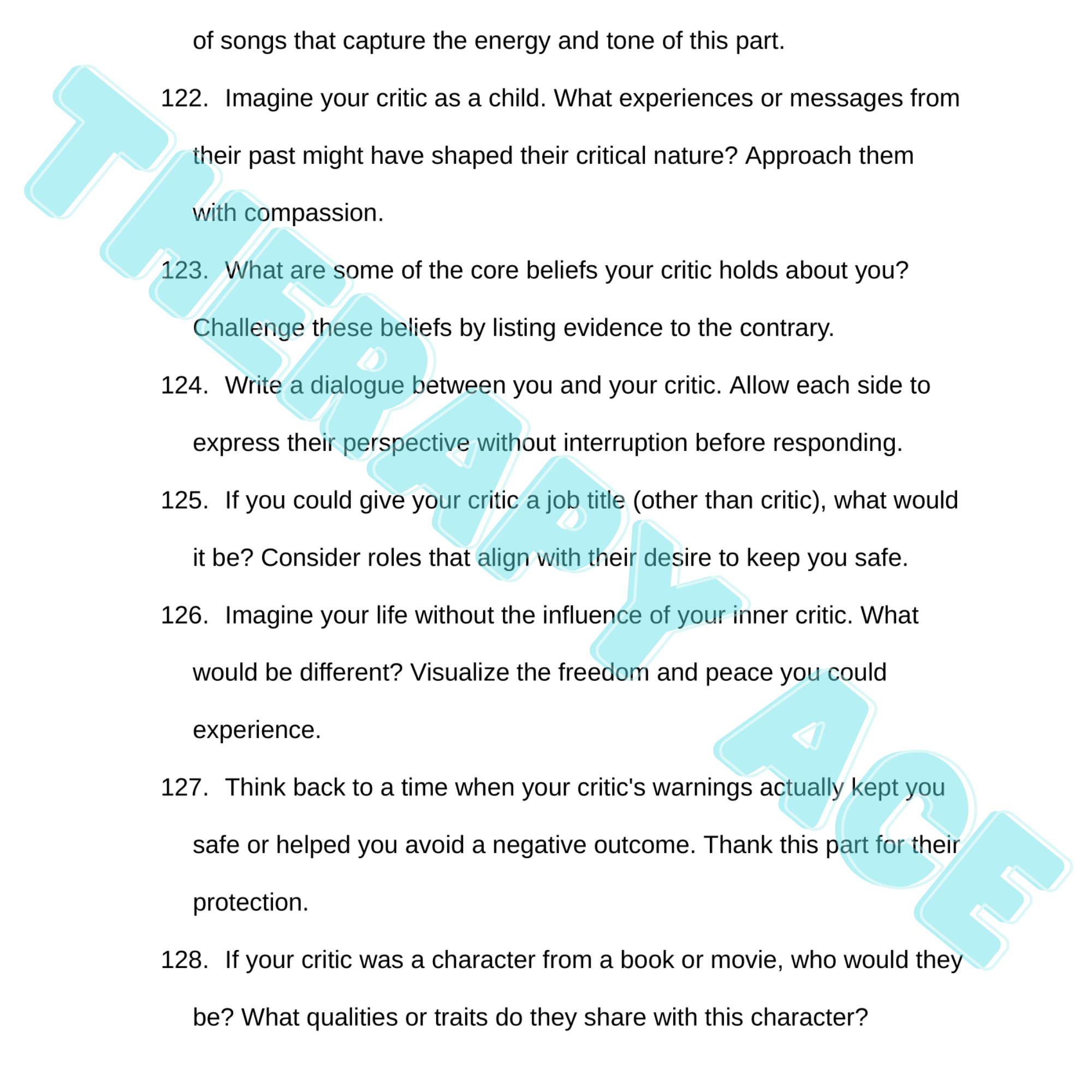 1,100 internal family systems therapy questions Sample internal family systems thought exercises for exile healing and firefighter parts work