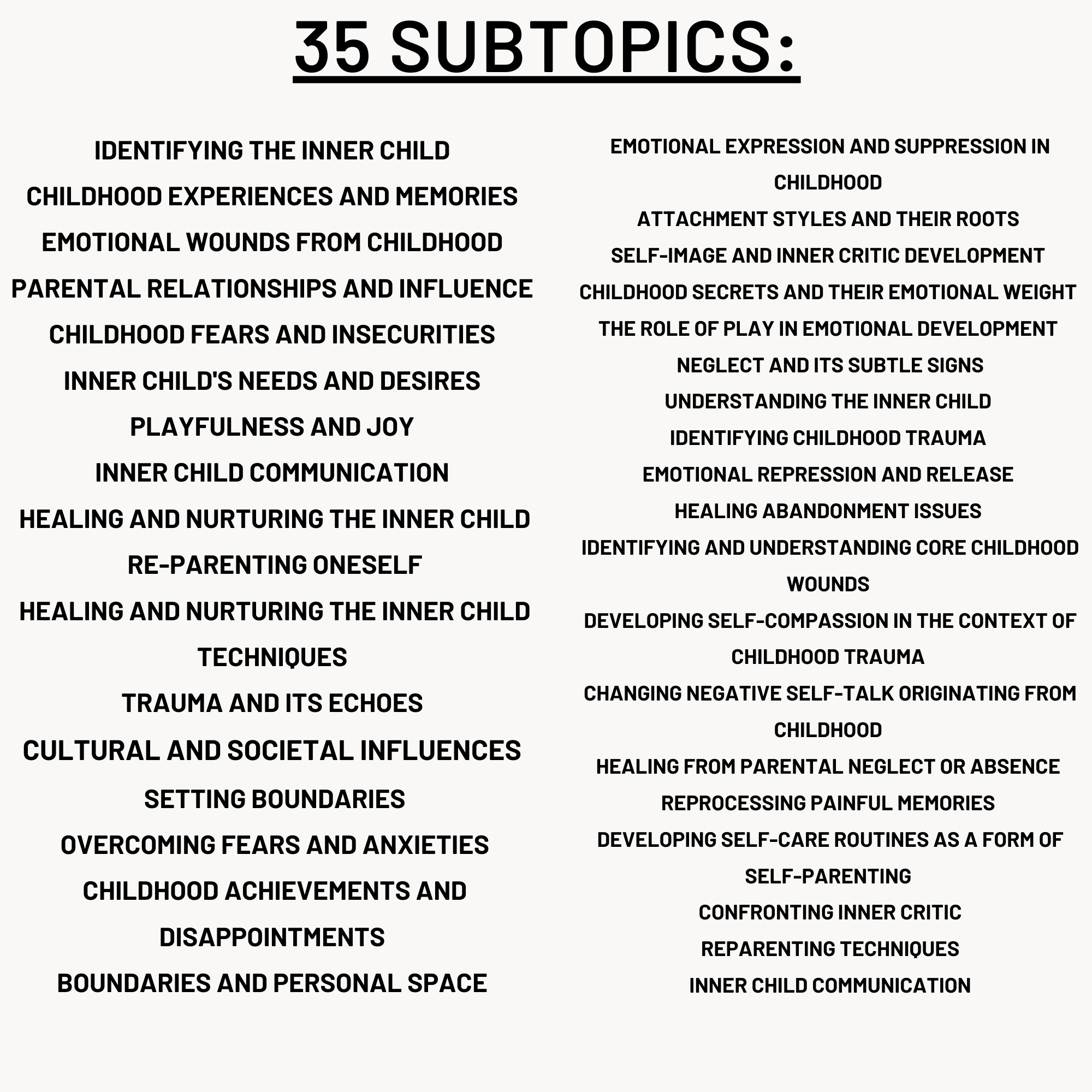 3,800 inner child therapy questions and thought exercises 3,800 inner child therapy questions and thought exercises Subtopic