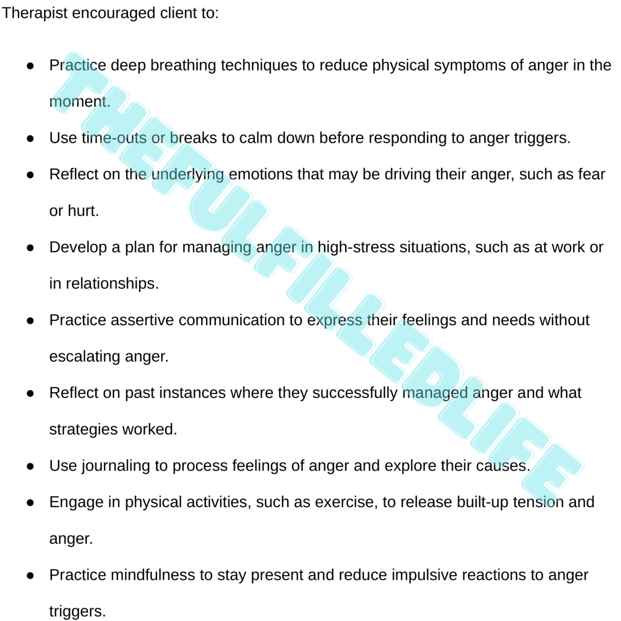 10,000 therapy progress note statements and interventions Sample progress note phrases covering emotional regulation grief PTSD and behavioral activation