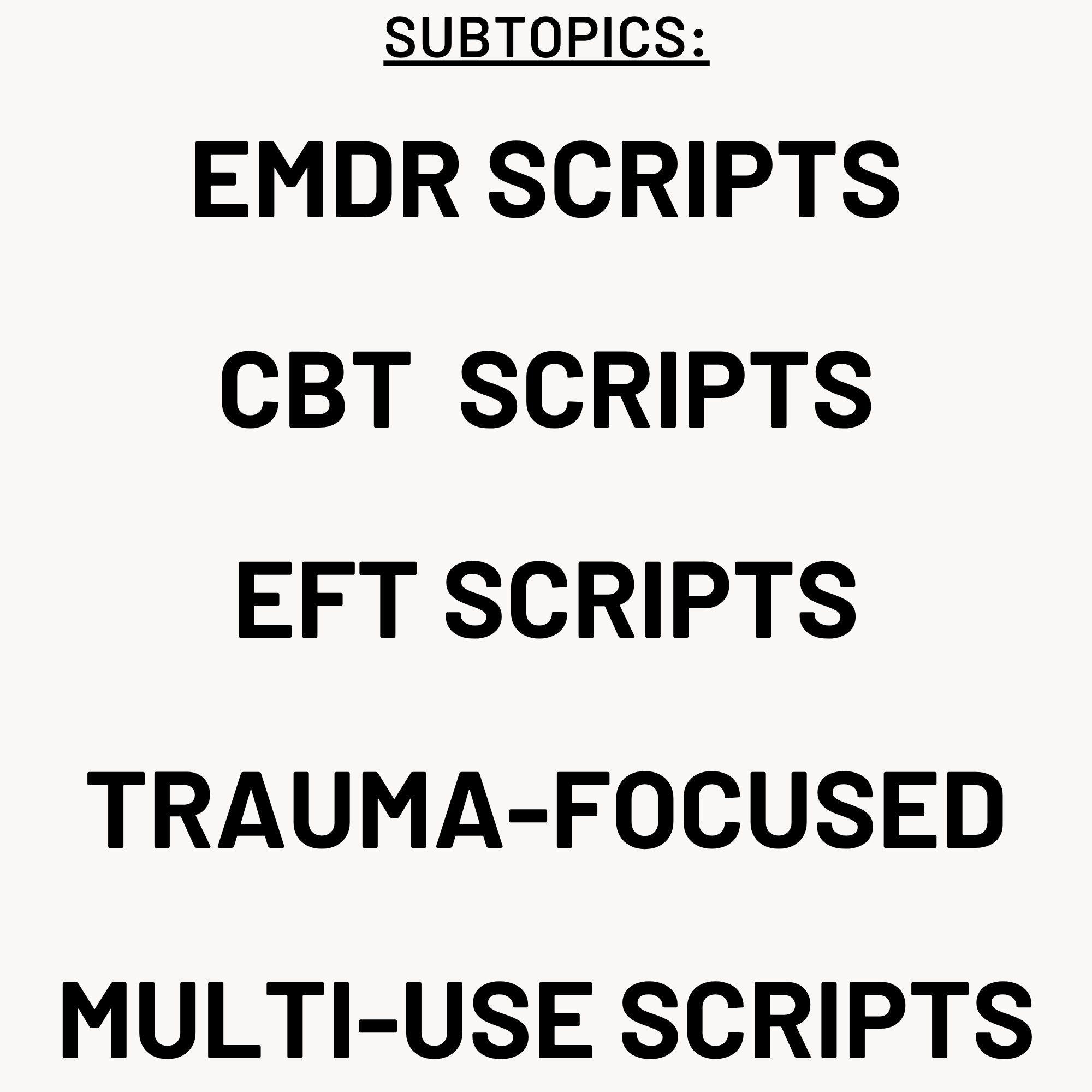 1,000 therapy scripts bundle 1,000 therapy scripts bundle Subtopic