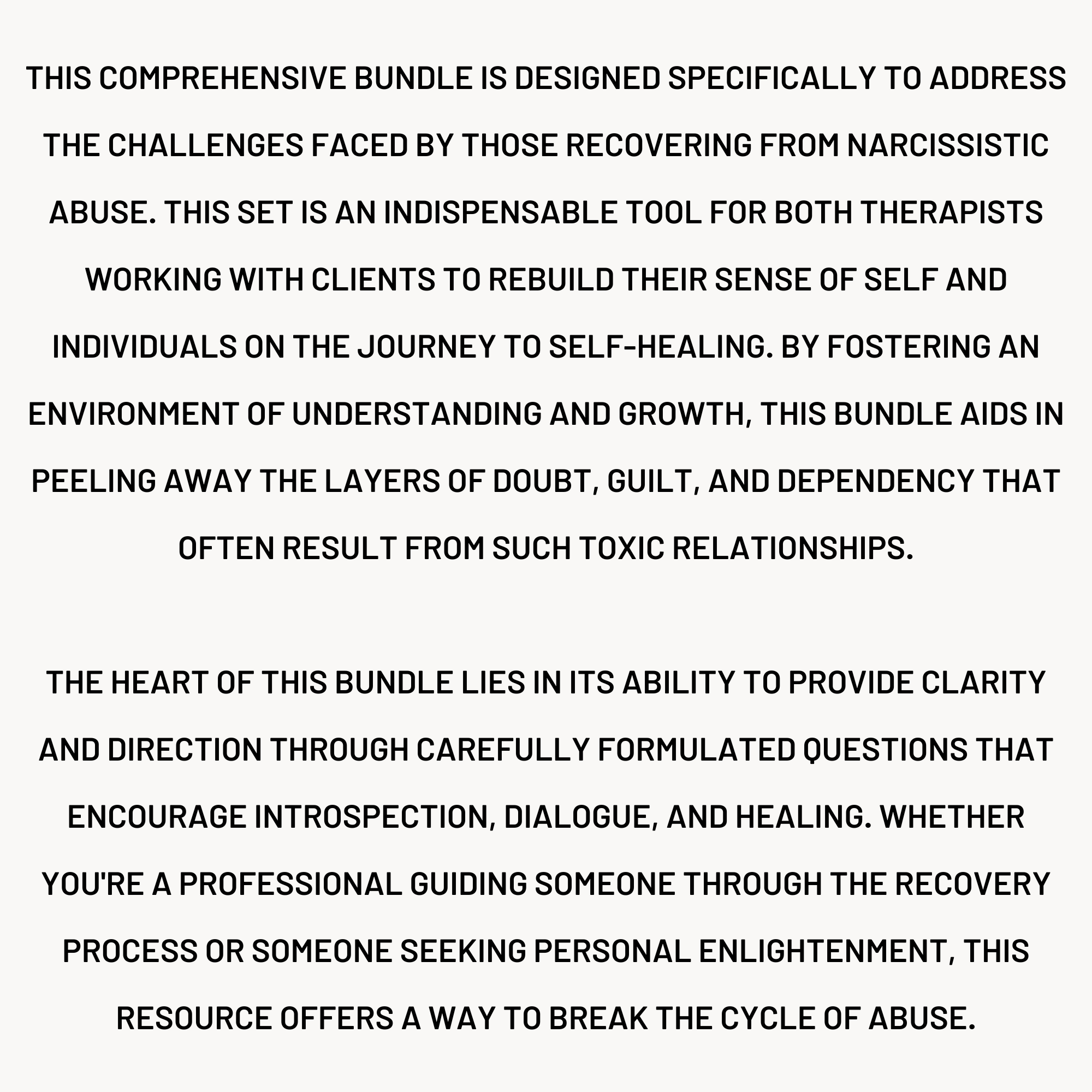 1,000 narcissistic abuse survivor therapy Narcissistic abuse therapy questions description — 1000 exercises for trauma bonding shame guilt and recovery
