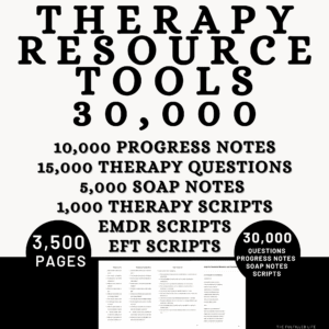 therapy resources tools 30,000