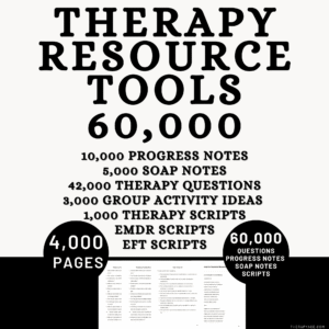 therapy resources tools